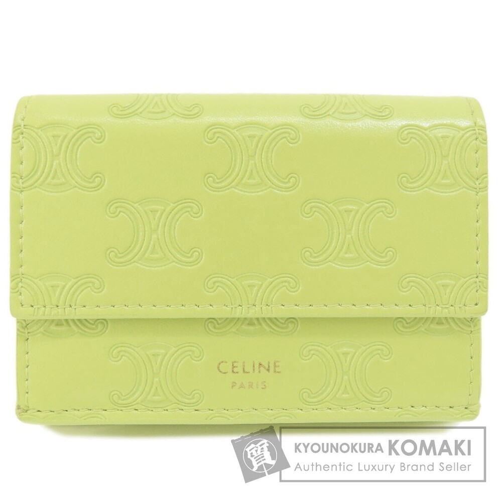 Celine Macadam Bifold Wallet Leather